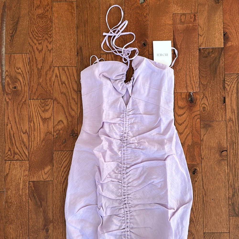 Rumer Estelle Purple Halter Maxi - Picture 5 of 9